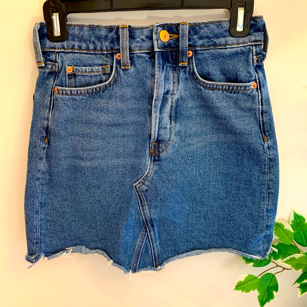 H&M Distressed Skirt